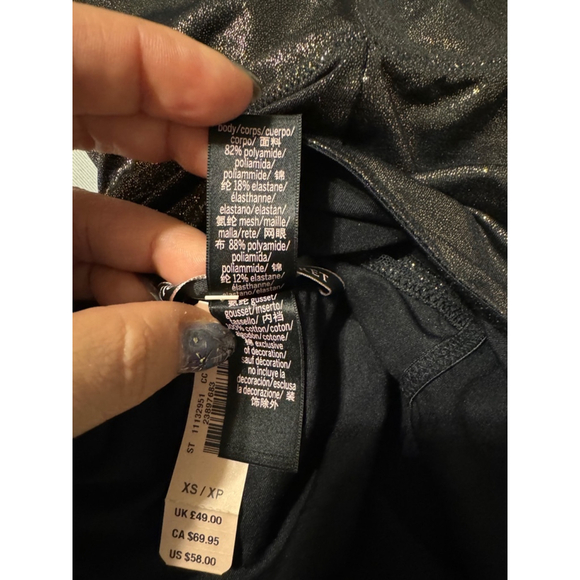 Victoria’s Secret Metallic Golden Bronze Deep V Plunge Body Suit New w Tags XS - Picture 4 of 9